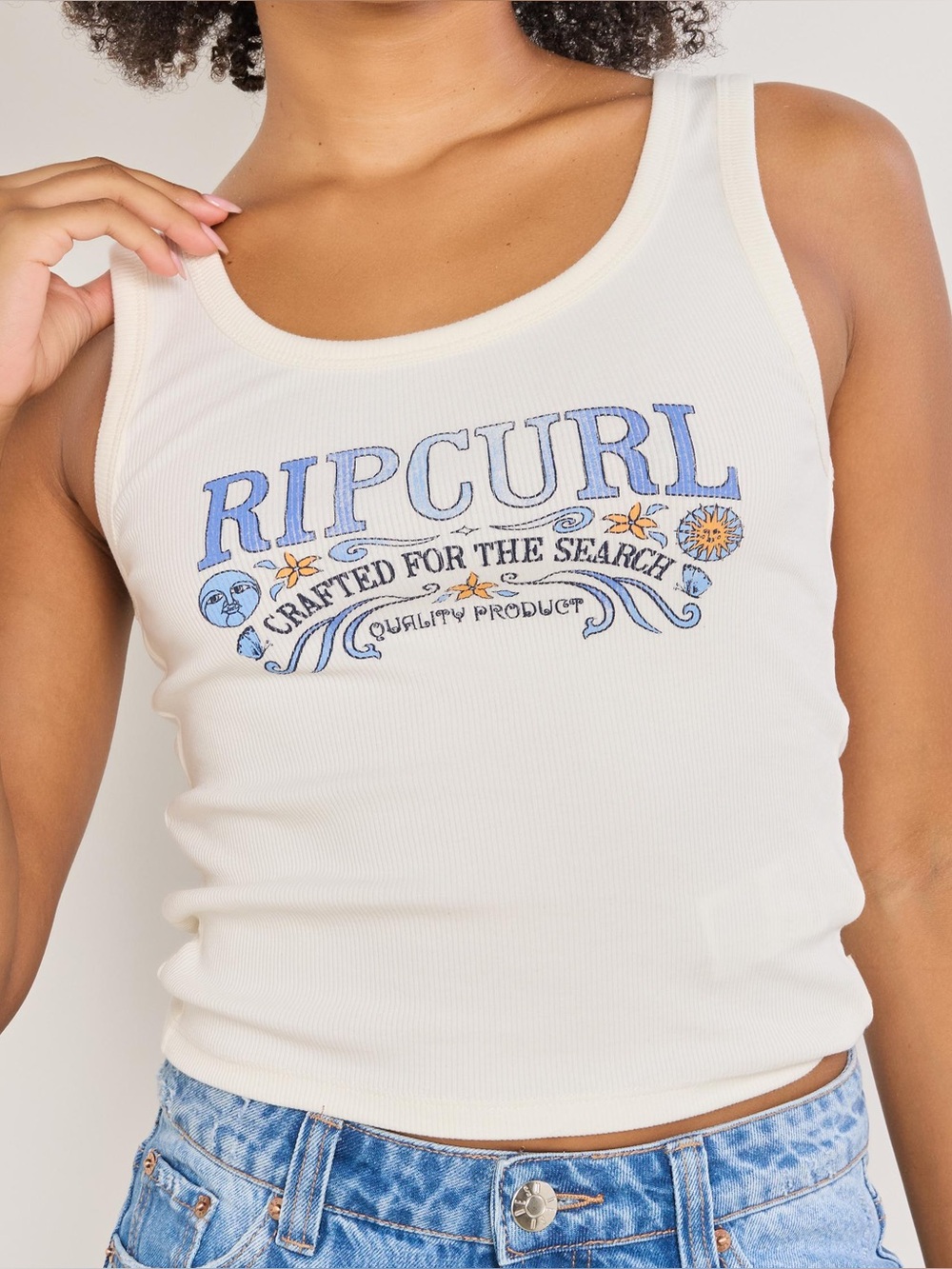 ripcurl graphic logo tank